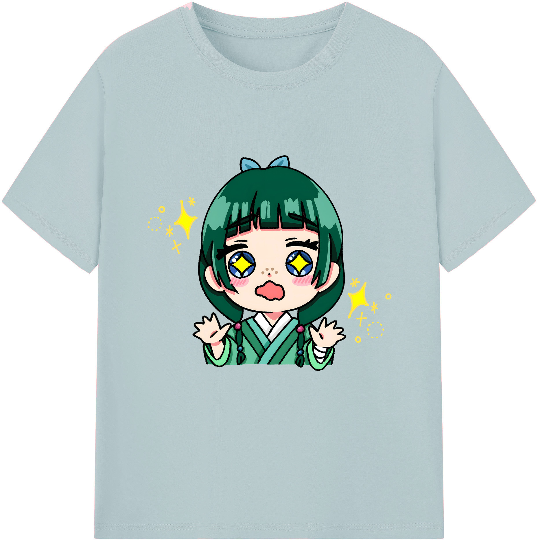 （画像用） 薬屋のひとりごと The Apothecary Diaries 綿100％半袖Tシャツ（フロントプリント）